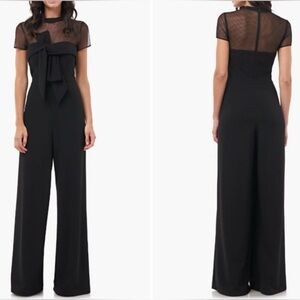 NWT JS Collections Black Stretch Crepe Jumpsuit